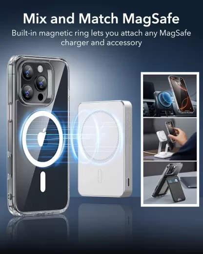 Чехол ESR Classic Hybrid Case (HaloLock) Clear для iPhone 16 Pro Max