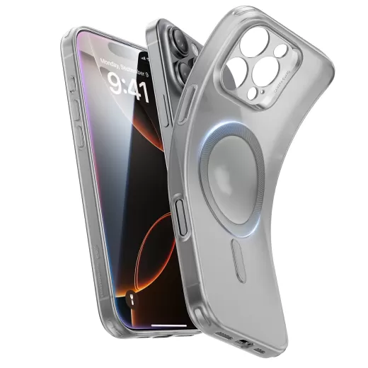 Матовий чохол ESR Zero Clear Case (HaloLock) Frosted Grey для iPhone 16 Pro (1A7730402)