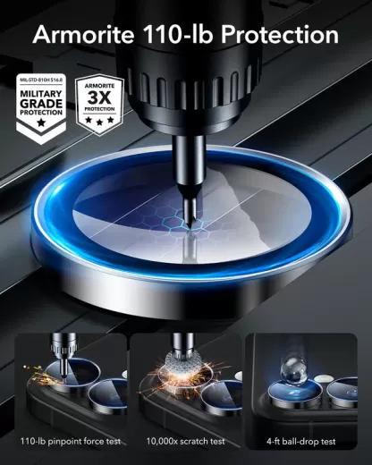 Защитное стекло на камеру ESR Armorite Camera Lens Protectors Clear для iPhone 16 | 16 Plus (1D73100102)