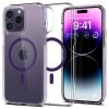 Прозорий чохол Spigen Ultra Hybrid (MagFit) Deep Purple для iPhone 14 Pro Max (ACS05581)