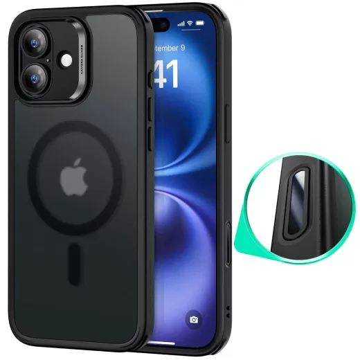 Чехол ESR HaloLock Classic Hybrid Case (Camera Control) Frosted Black для iPhone 16 (1A81600201)