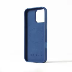 Кожаный чехол Mujjo Full Leather Case Monaco Blue для iPhone 16 Pro