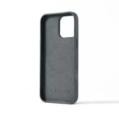 Чехол с эко-кожи Mujjo MaizCase Case Steel Blue для iPhone 16 Pro Max