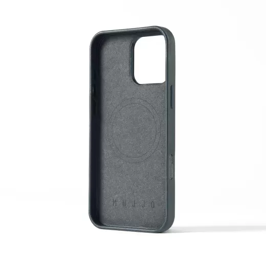 Чохол з еко-шкіри Mujjo MaizCase Case Steel Blue для iPhone 16 Pro Max