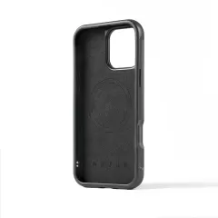 Кожаный чехол Mujjo Shield Case Black для iPhone 16 Pro Max