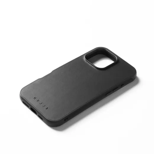 Кожаный чехол Mujjo Shield Case Black для iPhone 16 Pro Max