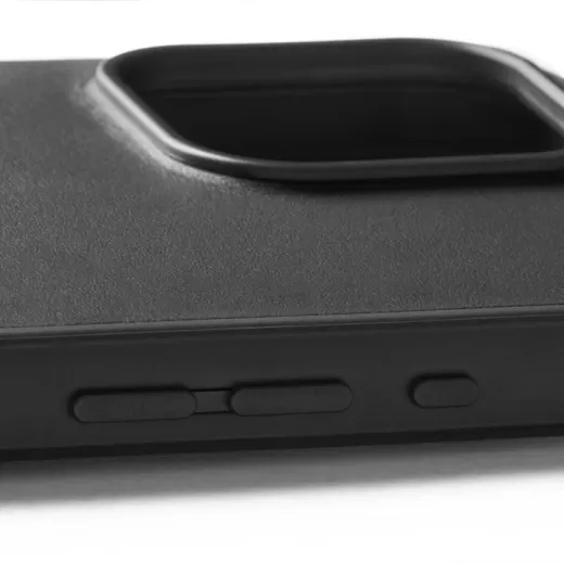 Кожаный чехол Mujjo Shield Case Black для iPhone 16 Pro Max