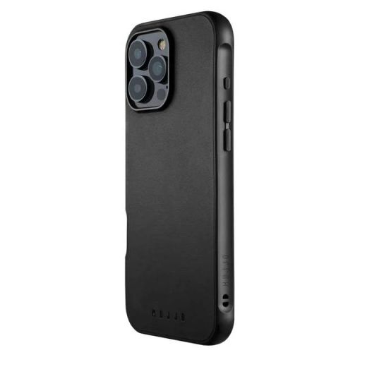 Кожаный чехол Mujjo Shield Case Black для iPhone 16 Pro Max