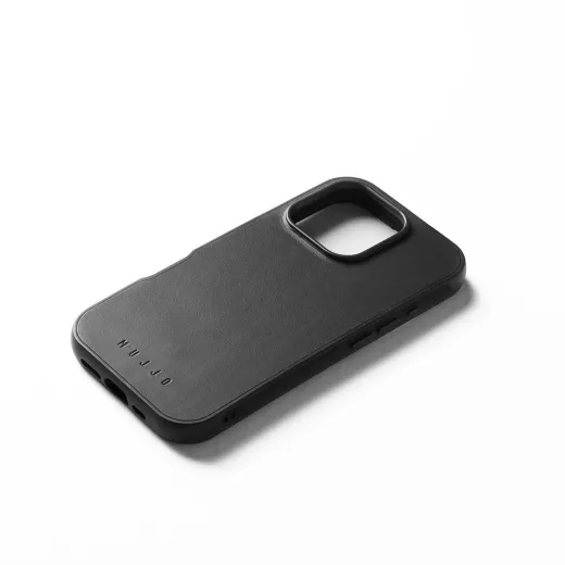 Кожаный чехол Mujjo Shield Case Black для iPhone 16 Pro