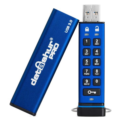 Флешка з паролем iStorage datAshur PRO 8GB (‎IS-FL-DA3-256-8)