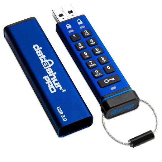 Флешка с паролем iStorage datAshur PRO 64GB (‎IS-FL-DA3-256-64)