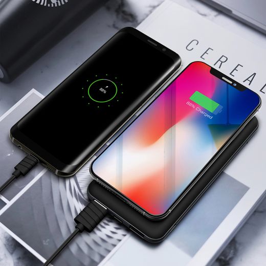 Повербанк з бездротовою зарядкою iWalk Chic Air 8000mAh Black (UBC8000A)