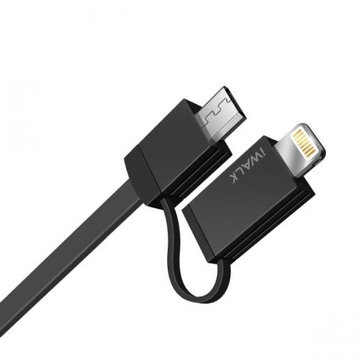 Перехідник iWalk Cobra Retractable Data Cable Black (CSC001)