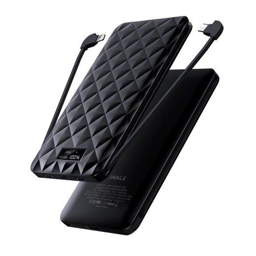 Повербанк (Внешний аккумулятор) iWalk Extreme Trio V2 10000mAh Black