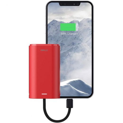 Повербанк (внешний аккумулятор) iWalk Link Me 10000mAh Red (DBL10000L-RD)