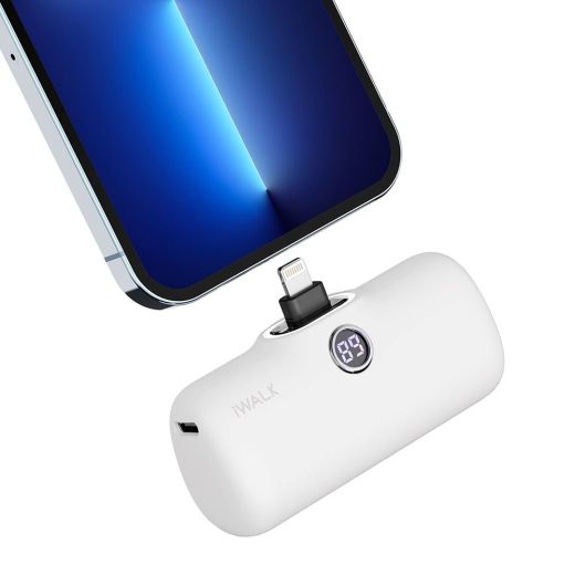 Повербанк (внешний аккумулятор) iWalk Link Me Pro Lightning 4800mAh White (DBL5000PL-WH)