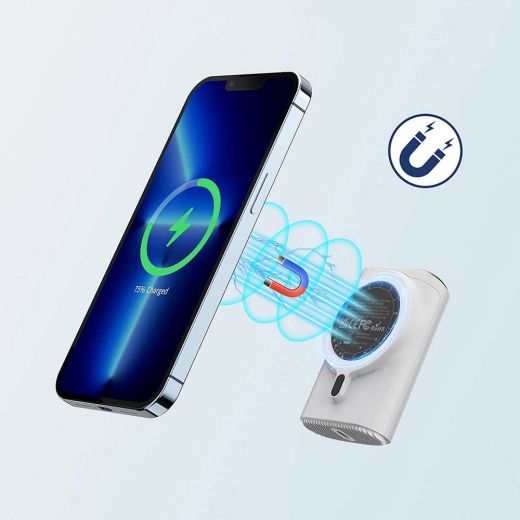 Повербанк с беспроводной зарядкой iWalk Link Me MagCharge 9000mAh White (DBL10000M-WH)