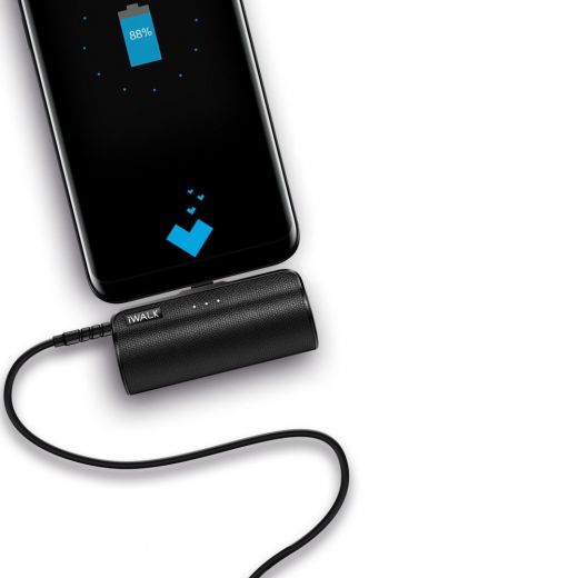 Повербанк (внешний аккумулятор) iWalk Link Me Plus Docking battery 3300mAh Type C version black (DBL3300C)