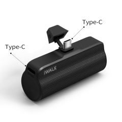 Повербанк iWalk Link Me Plus Docking battery 3300mAh Type C version black (DBL3300C)