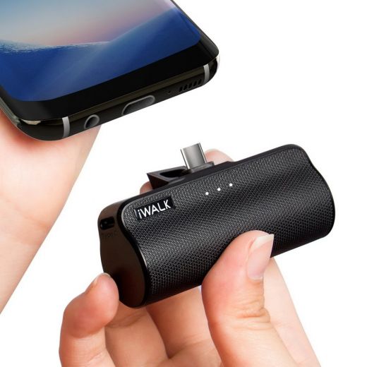 Повербанк iWalk Link Me Plus Docking battery 3300mAh Type C version black (DBL3300C)