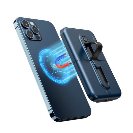 Повербанк с беспроводной зарядкой iWalk LinkMe Mag Black (DBL5000M)