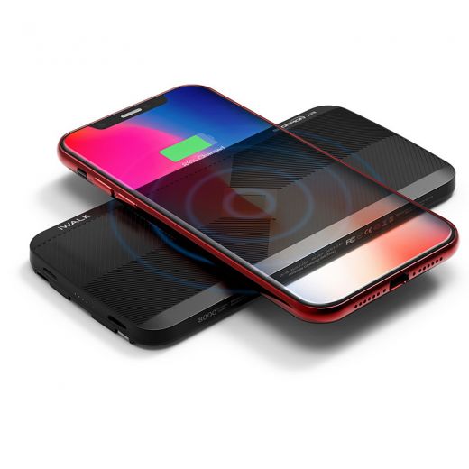 Повербанк с беспроводной зарядкой iWalk Scorpion Air 8000mAh Black (UBA8000)