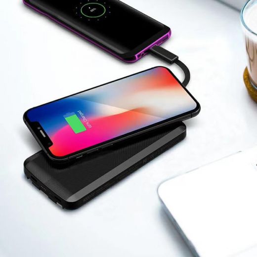 Повербанк с беспроводной зарядкой iWalk Scorpion Air 8000mAh Black (UBA8000)