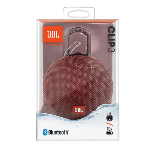 Портативна колонка JBL Clip 3 Dusty Pink (JBLCLIP3PINK)