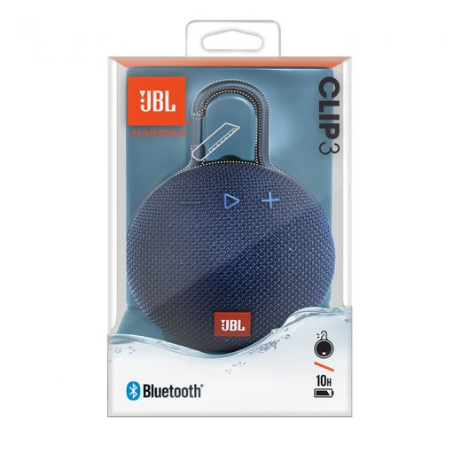 Портативная колонка JBL Clip 3 Ocean Blue (JBLCLIP3BLU)