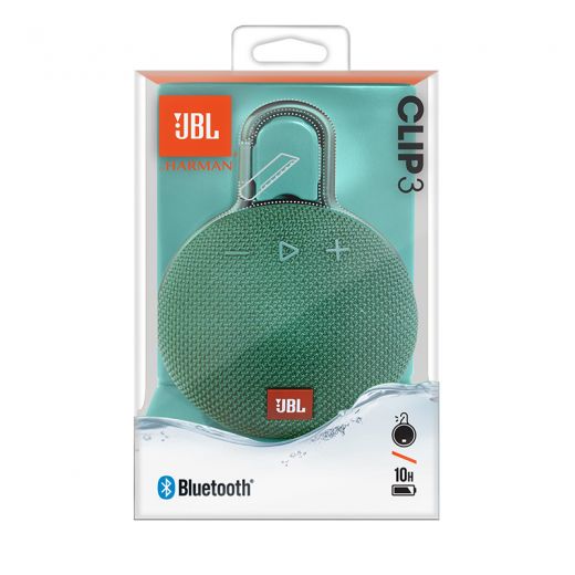 Портативная колонка JBL Clip 3 River Teal (JBLCLIP3TEAL)