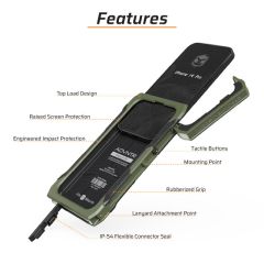 Противоударный чехол Juggernaut.Case ADVNTR Black для iPhone 14 Pro (JG.ADVNTR.IP14PRO-B)