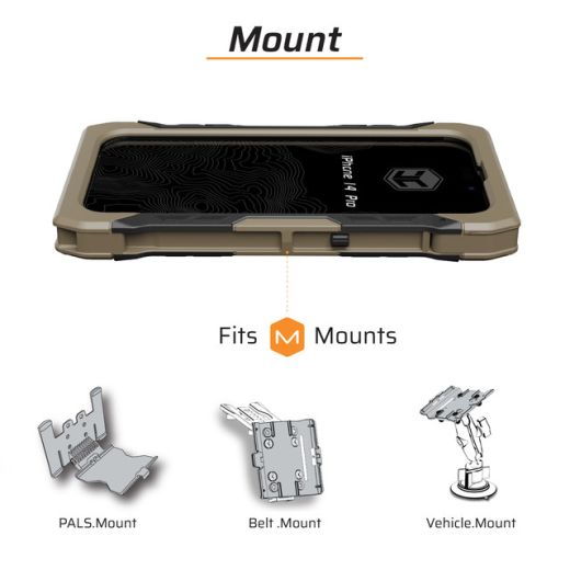 Протиударний чохол Juggernaut.Case ADVNTR Gunmetal Gray для iPhone 14 Pro (JG.ADVNTR.IP14PRO-GM)