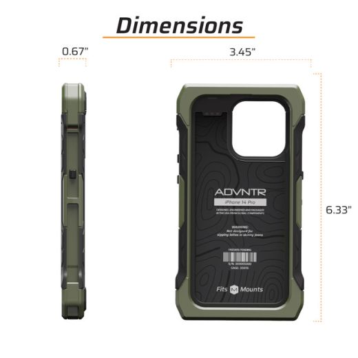 Протиударний чохол Juggernaut.Case ADVNTR Gunmetal Gray для iPhone 14 Pro (JG.ADVNTR.IP14PRO-GM)