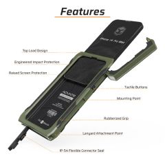 Противоударный чехол Juggernaut.Case ADVNTR Gunmetal Gray для iPhone 14 Pro Max (JG.ADVNTR.IP14PM-GM)