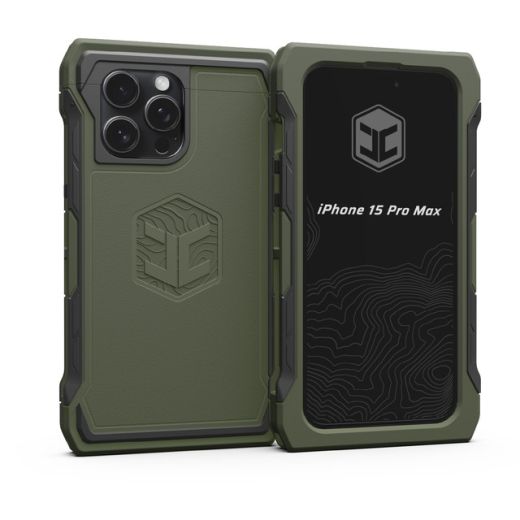 Противоударный чехол Juggernaut.Case ADVNTR Olive Drap для iPhone 15 Pro Max (JG.ADVNTR.IP15PM-OD)