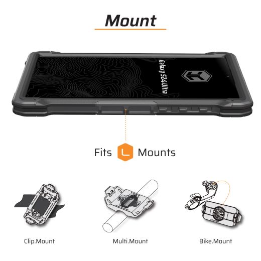 Противоударный чехол Juggernaut.Case ENDVR Gunmetal Gray для Samsung Galaxy S24 Ultra (JG.ENDVR.S24U-GM)