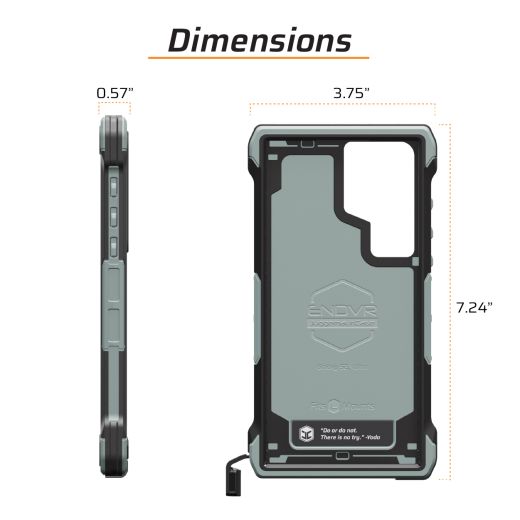 Противоударный чехол Juggernaut.Case ENDVR Gunmetal Gray для Samsung Galaxy S24 Ultra (JG.ENDVR.S24U-GM)
