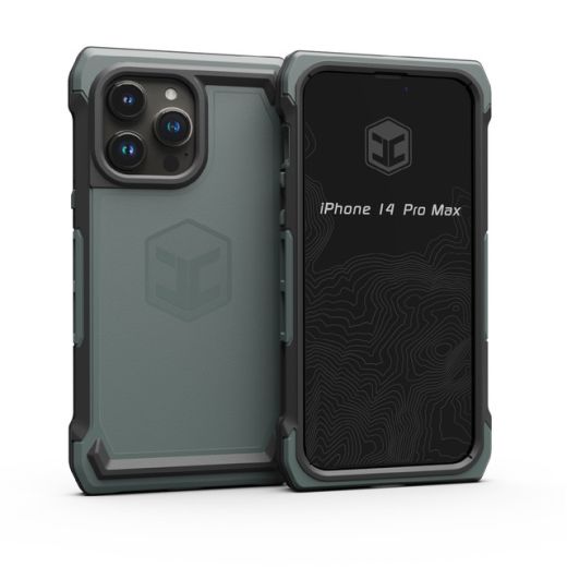 Противоударный чехол Juggernaut.Case ENDVR Stone Green для iPhone 14 Pro Max (JG.ENDVR.IP14PM-SG)