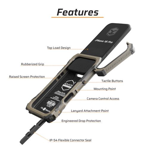 Протиударний чохол Juggernaut.Case ADVNTR Olive Drap для iPhone 16 Pro (JG.ADVNTR.IP16PRO-OD)