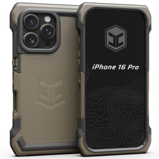 Противоударный чехол Juggernaut.Case ENDVR Flat Dark Earth для iPhone 16 Pro (JG.ENDVR.IP16PRO-FDE)