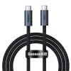 Кабель Baseus Flash Series USB4 Full Featured Data Cable Type-C to Type-C 100W 1m Tarnish (CASS010014)