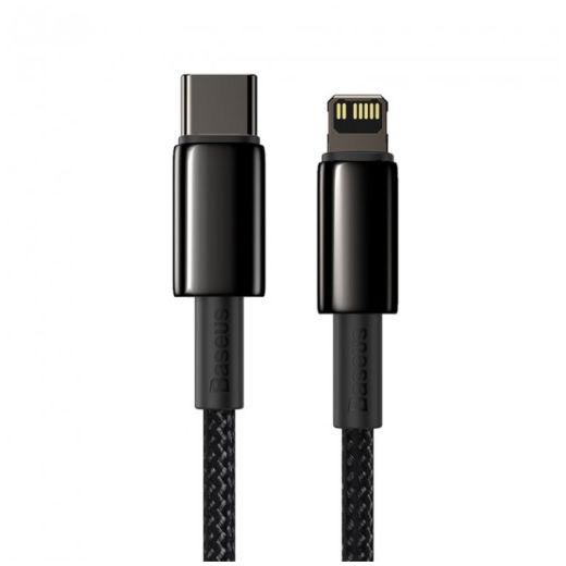 Кабель Baseus Tungsten Gold Fast Charging Data Cable Type-C to iP PD 20W 1m Black (CATLWJ-01)