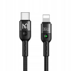 Кабель Mcdodo [CA-1960] Data Coiled Cable USB-C to Lightning 36W 1.8м Black