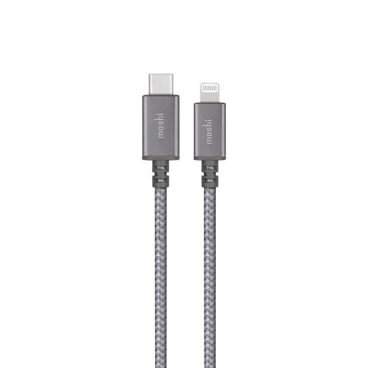 Кабель Moshi Integra™ Cable USB-C to Lightning Titanium Gray (0.25 m) (99MO084043)