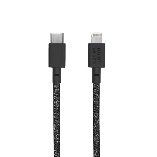 Кабель Native Union Belt Cable USB-C to Lightning Cosmos Black (1.2 m) (BELT-KV-CL-CS-BK-2)