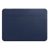 Чехол-папка WIWU Velcro Skin Pro III Leather Navy Blue для MacBook Air 13.6" M2 | M3 (2023 | 2024) | Pro 13" (2018 | 2019 | 2020 | M1) | Air 13"