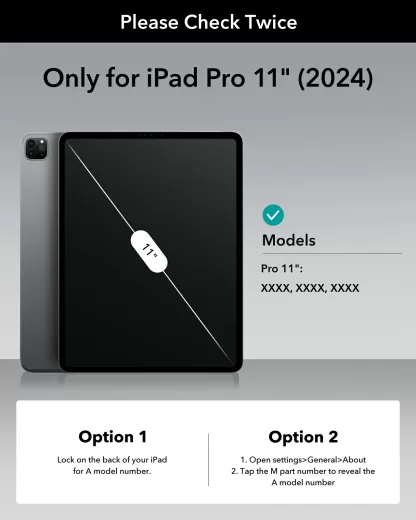 Чехол-клавиатура ESR Ascend Keyboard Case US Layout-Black для iPad Pro 11” (2024) (6B0190102)
