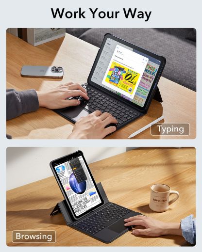 Чохол-клавіатура ESR Ascend Keyboard Case US Layout-Black для iPad Air 13” (2024)