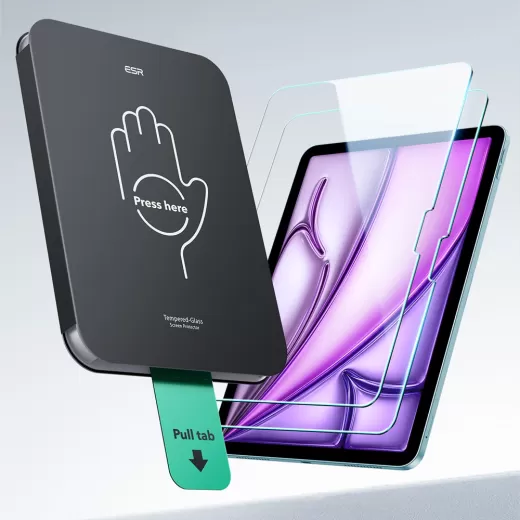 Захисне скло ESR UltraFit Classic Screen Protector (2 шт.) для iPad Air 13” M3 | M2 (2025 | 2024) (1E11800102)