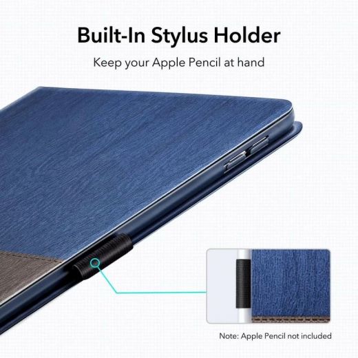 Чехол-подставка ESR Urban Premium Folio Case with Pencil Holder Sky Blue для iPad 10.2 (2021 | 2020 | 2019)